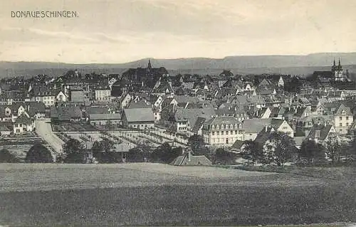 Germany Donaueschingen panoramic view