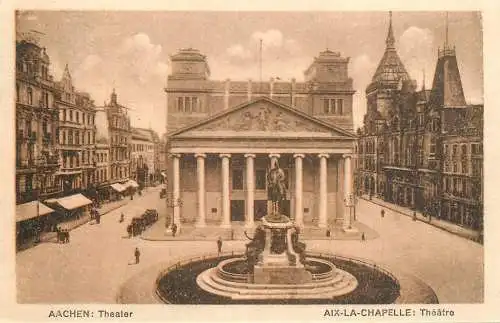 Germany Aachen Theater Aix-la-Chapelle postcard