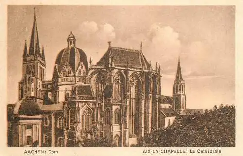 Germany Aachen Dom Aix-la-Chapelle postcard