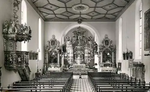 Germany Triberg Schwarzwald Wallfahrtskirche Inneres
