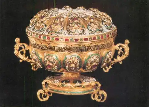 Postcard fine arts bowl Moscow Kremlin workshop Moscow Russia