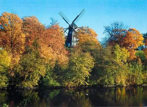 Denmark Copenhagen Kastellet wind mill