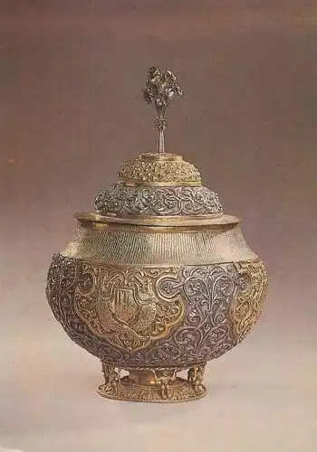Fine arts Bratina loving cup of secretary Piotr Tretyakov Moscow Kremlin