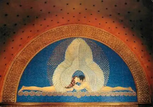 Fine arts painting Drarmstadt Kunstlerkolonie Hochzeitsturm