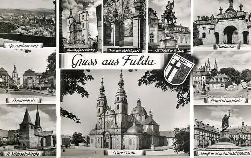 Germany Gruss aus Fulda multi view