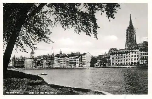 Germany Frankfurt am Main Blick von der Maininsel