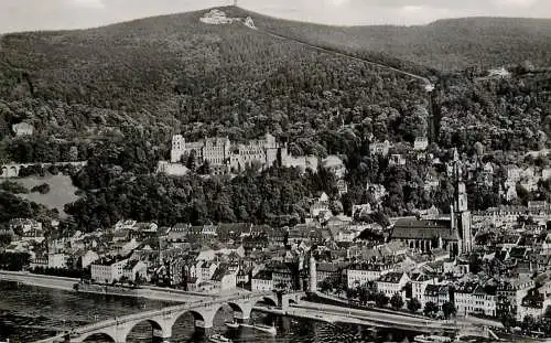Germany Heidelberg mit Bergbahn zum Konigstuhl