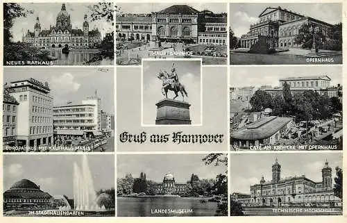Germany Gruss aus Hannover multi view