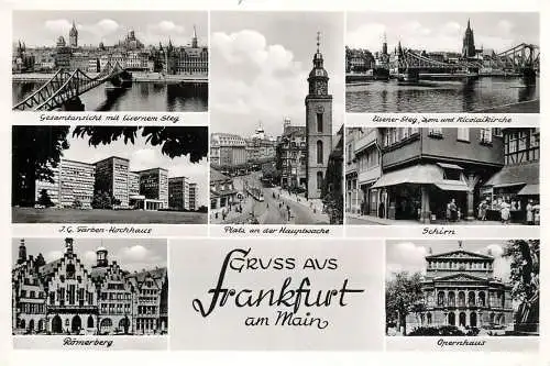 Germany Gruss aus Frankfurt am Main multi view
