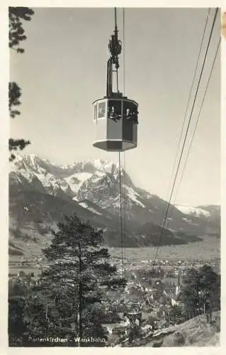 Germany Partenkirchen Wankbahn panoramic view