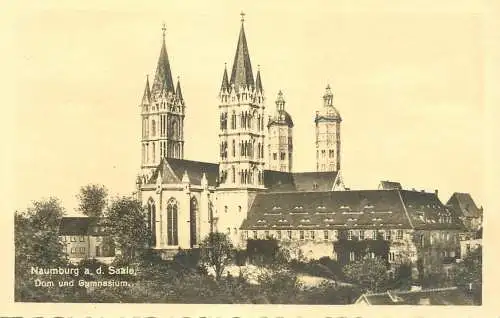 Germany Naumburg an der Saale Dom und Gymnasium