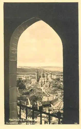 Germany Naumburg an der Saale cityscape panorama