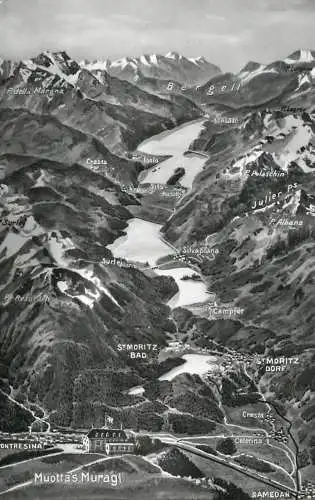 Switzerland Samedan Muotta's Muragl map view