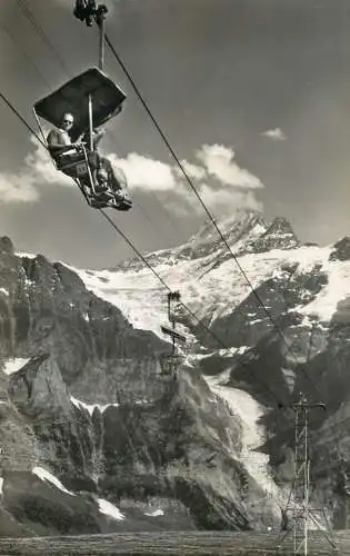 Switzerland Grindelwald First Bahn Schreckhorn Oberer Gletscher
