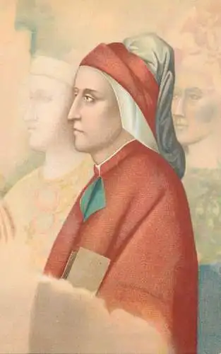 Ritratto di Dante Affresco di Giotto