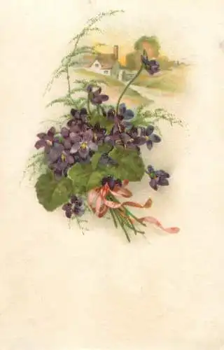 Fantaisie fleurs flower bush purple
