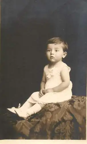 Romania vintage souvenir photo postcard children portraits studio N. Buzdugan Bucuresti 1926