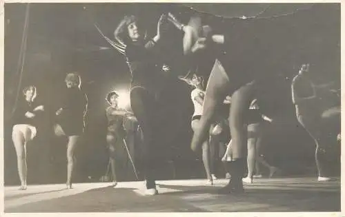 Instant photography Romania ballet stage ballerinas repetition