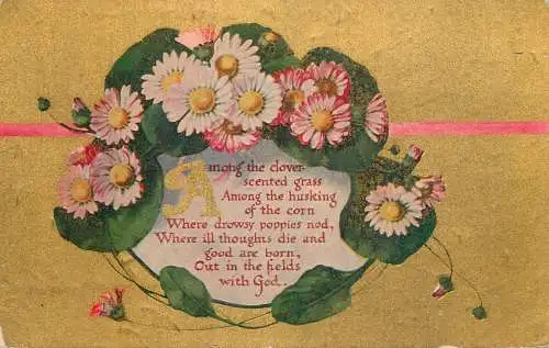 Fantaisie fleurs Birthday poem