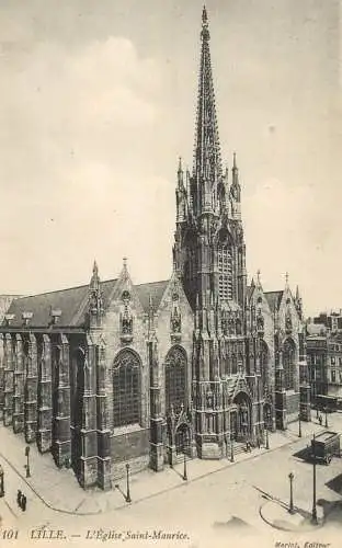 France Lille l'eglise Saint Maurice