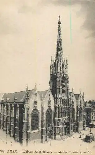 France Lille l'eglise Saint maurice