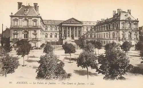 France Amiens le palais de justice the court of justice
