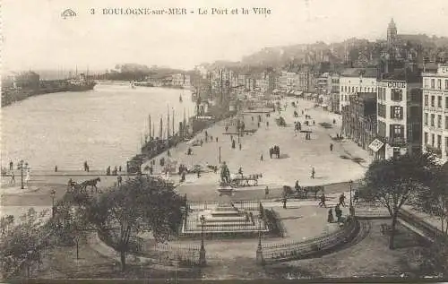France Boulogne sur Mer le port et la ville