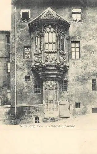 Germany Nurnberg Erker am Sebalder Pfarrhof