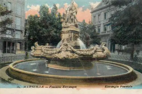 France Marseilles fontaine Estrangin