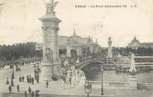 France Paris le pont Alexandre III