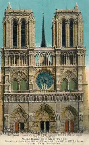 France Paris Notre Dame de Paris