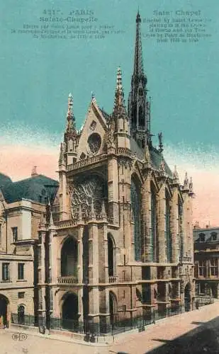 France Paris Sainte Chapelle