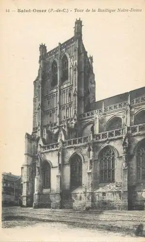 France Pas de Calais Saint Omer tour de la basilique