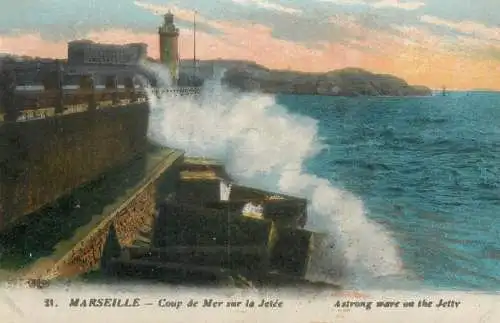 France Marseille coup de mer sur la setee
