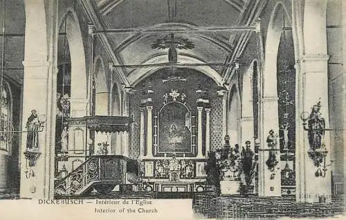 France Dickebusch church interior