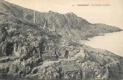 France Rotheneuf les roches sculptee