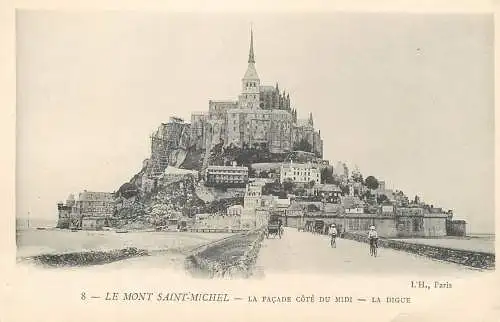 France Mont Saint Michel la facade cote du Midi