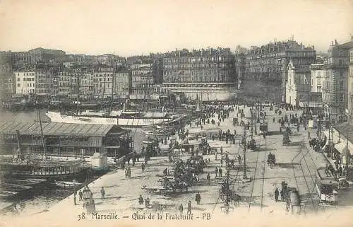 France Marseilles quai de la Fraternite