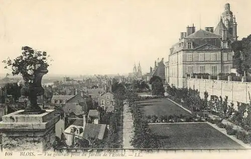 France Blois jardin de l'Eveche