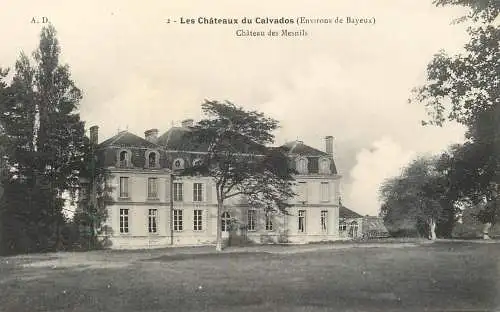 France les chateaux du Calvados Bayeux chateau de Mesnils