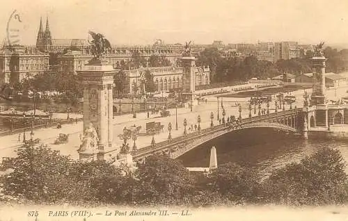France Paris le pont Alexander