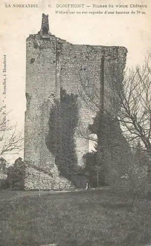 France Domfront ruines du chateau