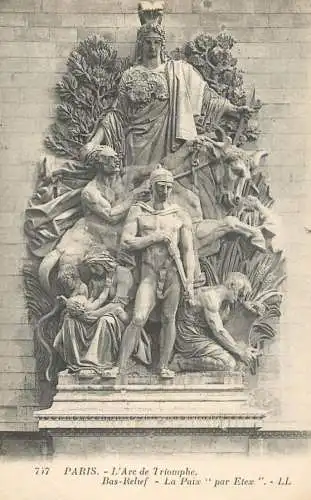 France Paris l'Arc de Triomphe Bas Relief