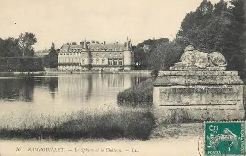 France Rambouillet le sphinx et le chateau