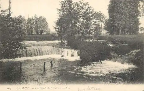 France Le Mans les bords de l'Huisne