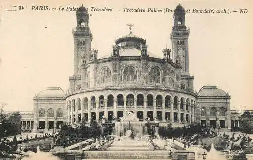France Paris le palais du Trocadero