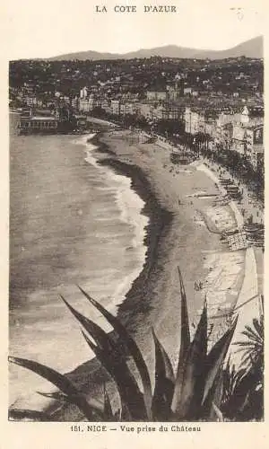 France Nice vue prise du chateau
