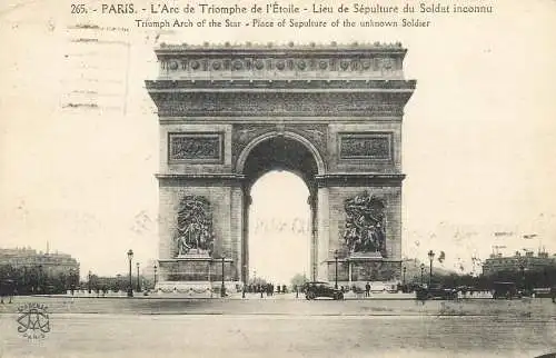 France Paris arc de triomphe