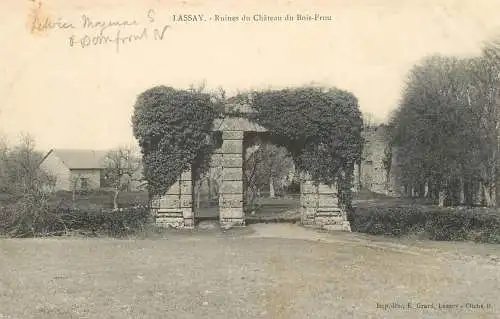 France Lassay ruines du Chateau du Bois Frou