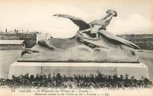 France Calais le monument aux victimes du Pluviose
